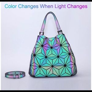 Geometric Luminous Handbag